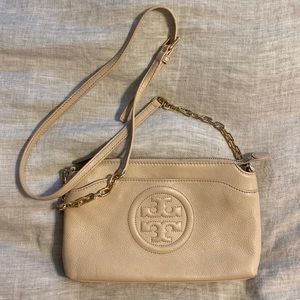 Light, light pink Tory Burch crossbody bag